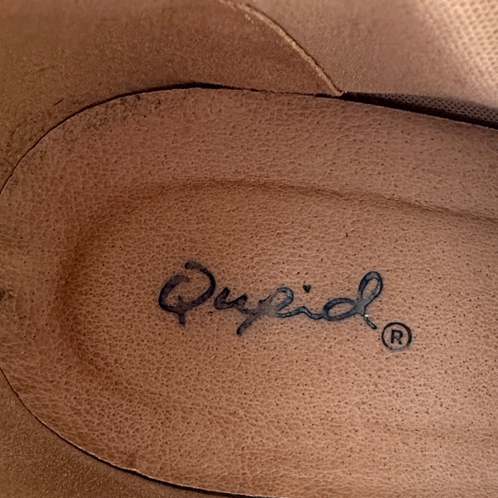 Qupid Brown Heeled Ankle Boots - Picture 2 of 2